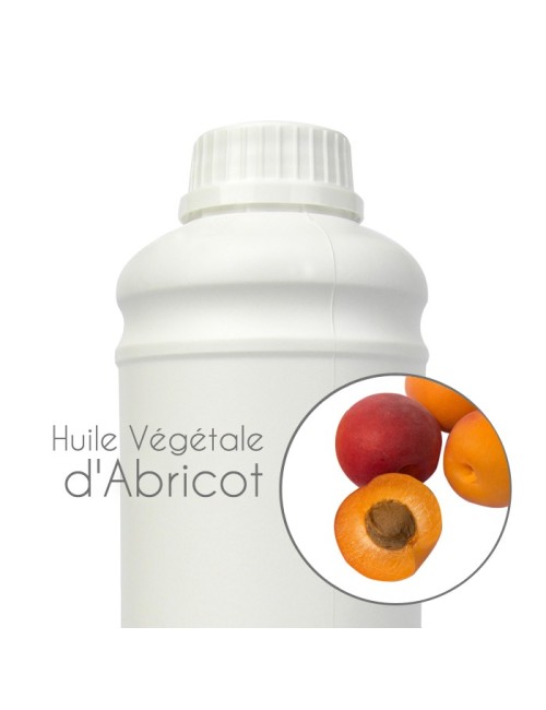 Huile végétale de Noyau d'Abricot vierge 1 litre