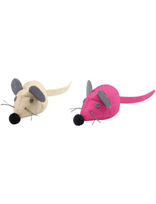 Jouet chat "By Laura" Souris Rose & Beige HUNTER