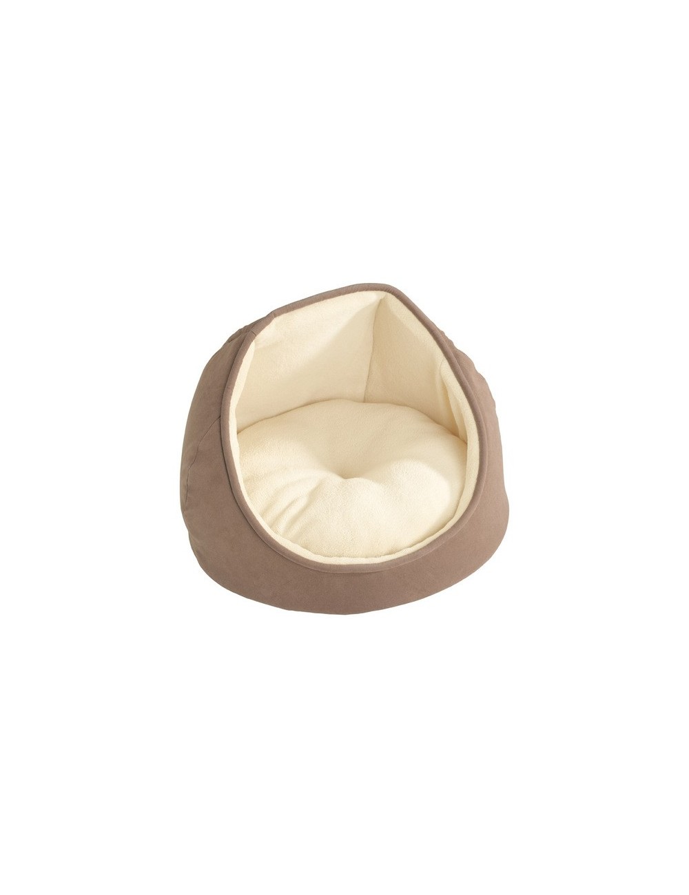 Couchage chat et petit chien Igloo marron HUNTER