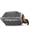 Couchage caverne chat Lugano gris anthracite HUNTER