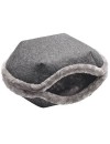 Couchage caverne chat Lugano gris anthracite HUNTER