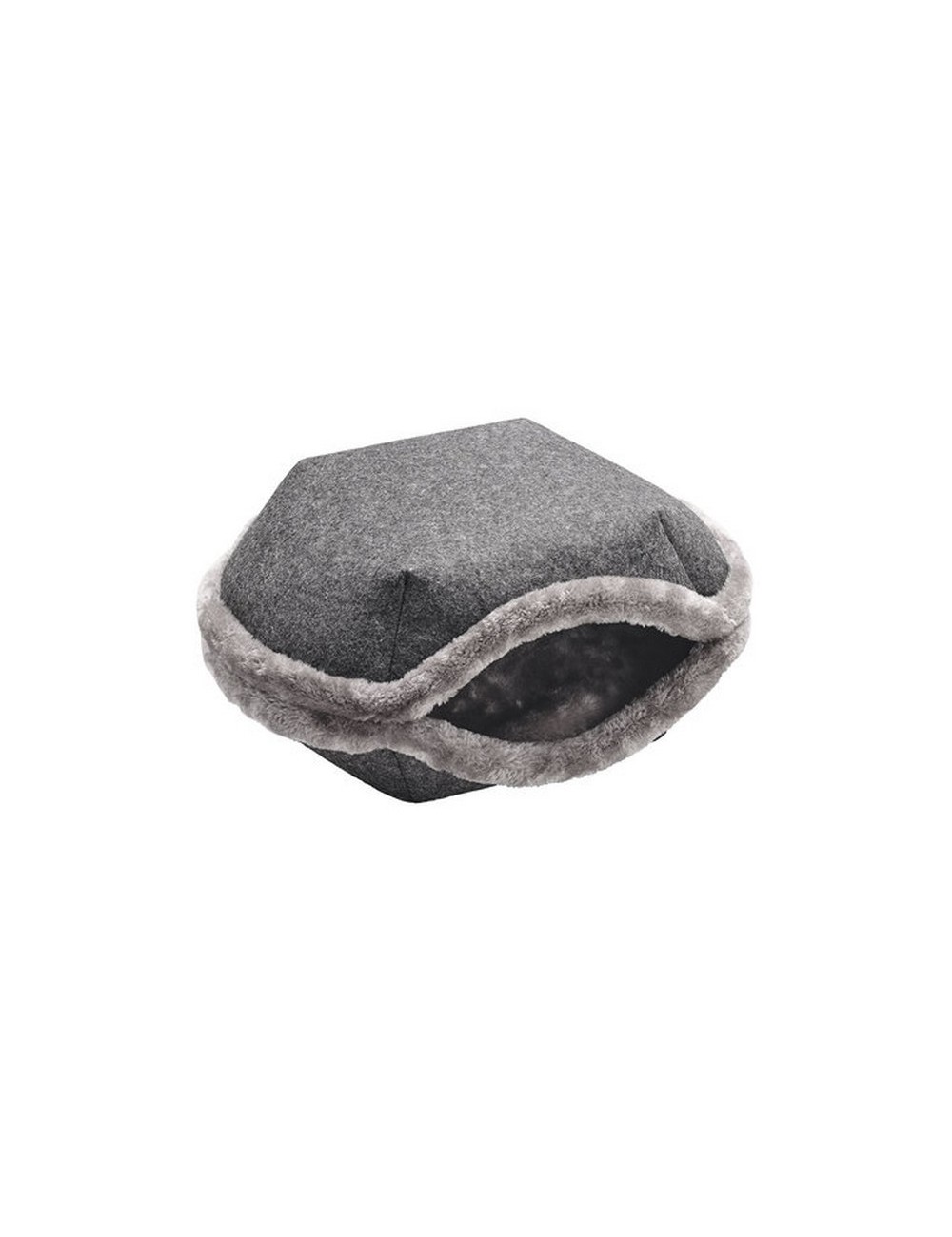 Couchage caverne chat Lugano gris anthracite HUNTER