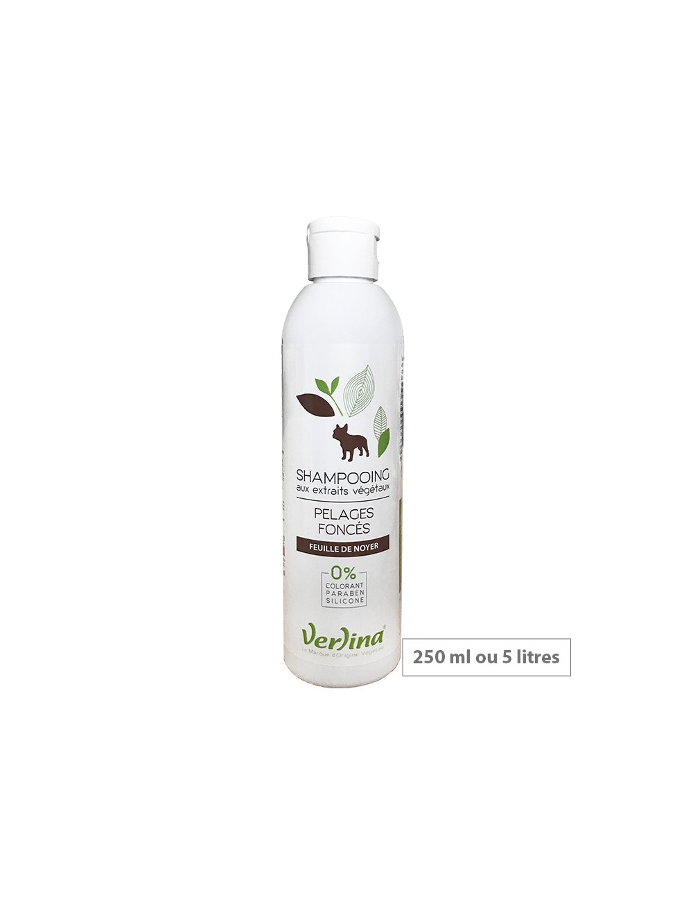 Shampooing pelages foncés chien