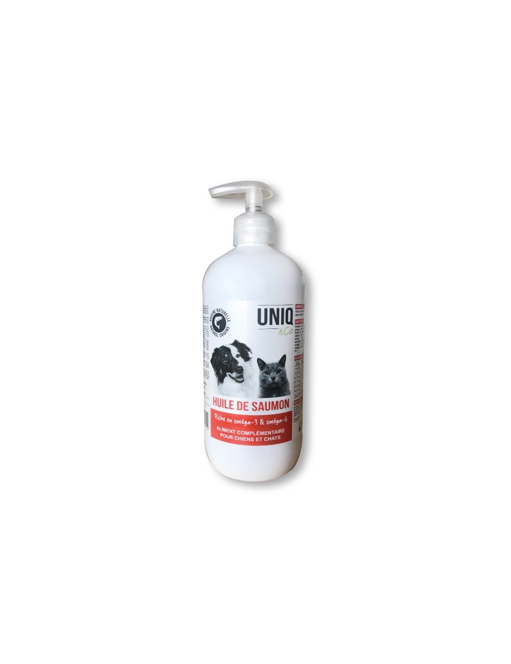 Huile de saumon pour chien et chat