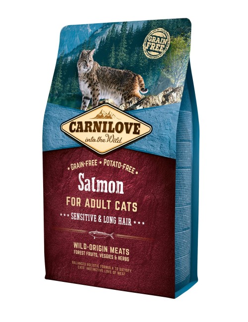 Croquettes Chat Salmon (saumon) sans céréales Carnilove