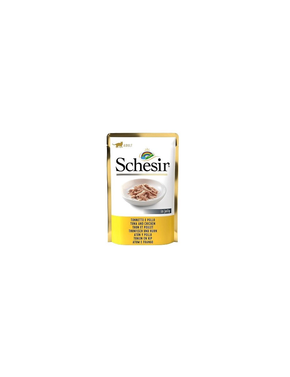 Patée Schésir chats-Thon et filets de poulet sachet fraîcheur
