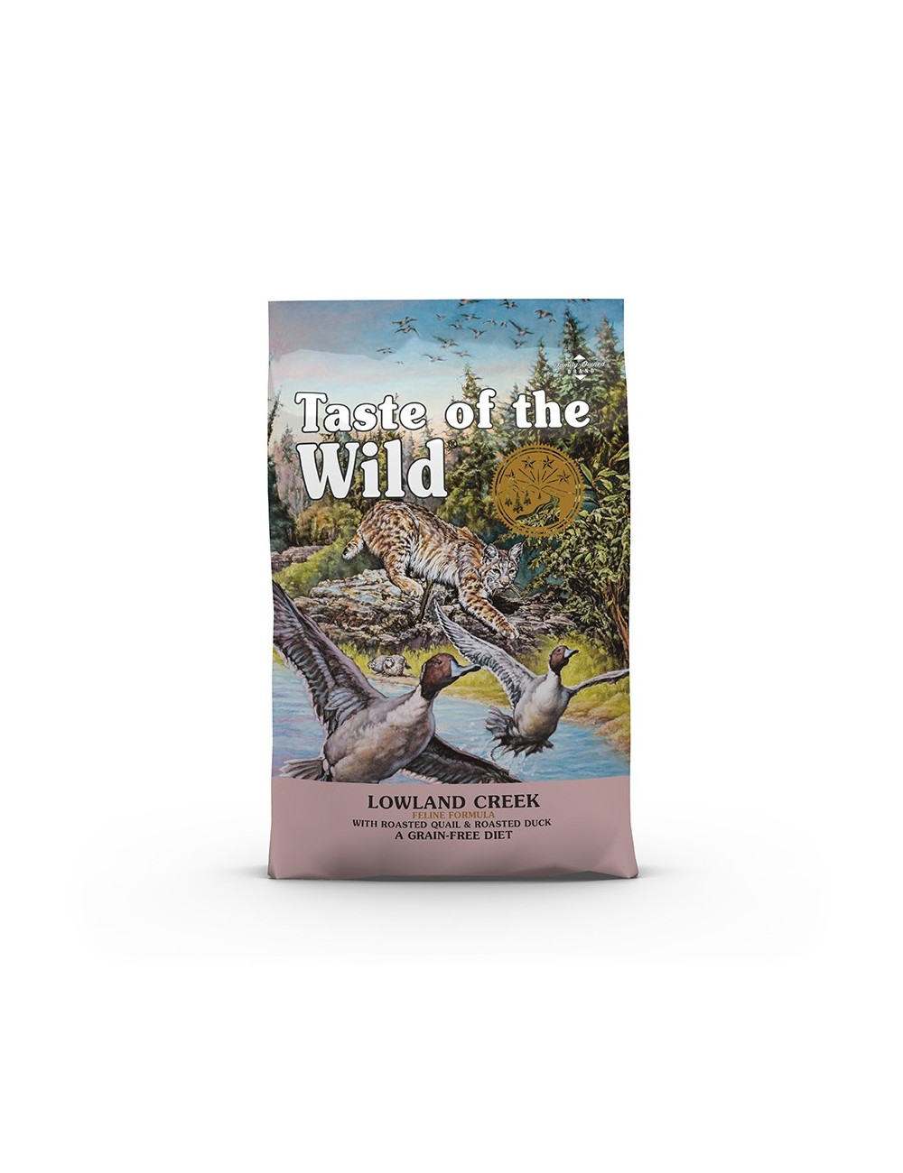 Taste of the Wild - Croquettes sans céréales pour chat Lowland Creek (caille, canard)