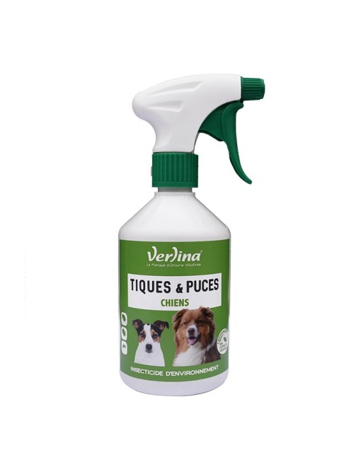 Anti Puces Tiques Environnement Spray grand chien Verlina