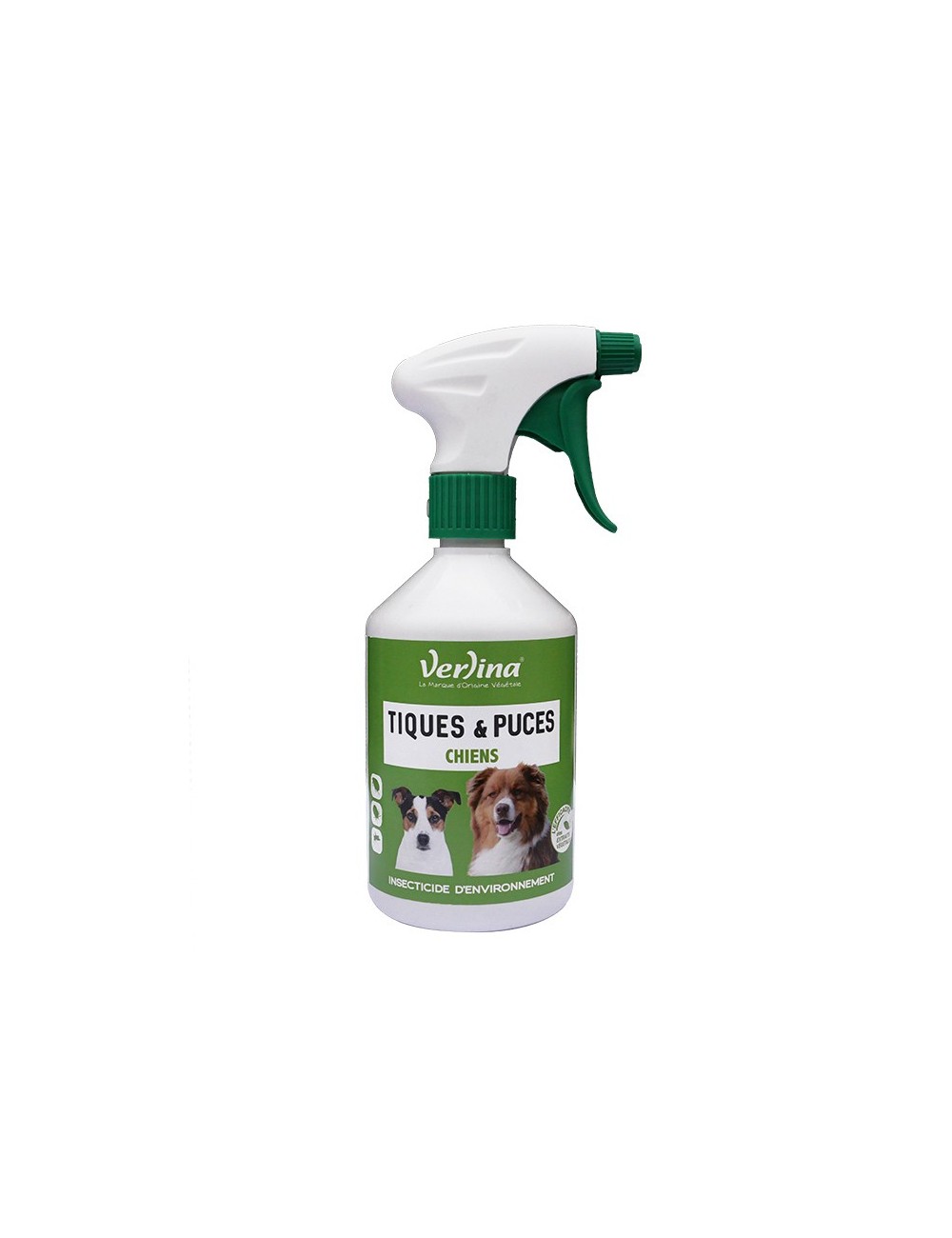 Anti Puces Tiques Environnement Spray grand chien Verlina