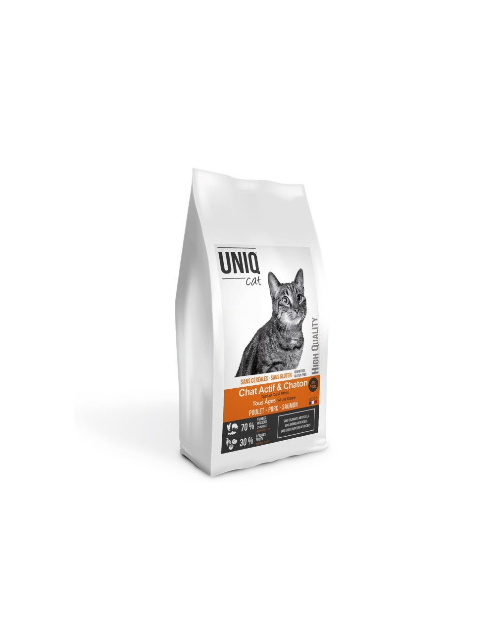 Croquettes sans céréales chat - chaton - Uniq Cat