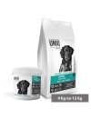 Croquettes chien sans céréales poulet poisson Uniq Dog