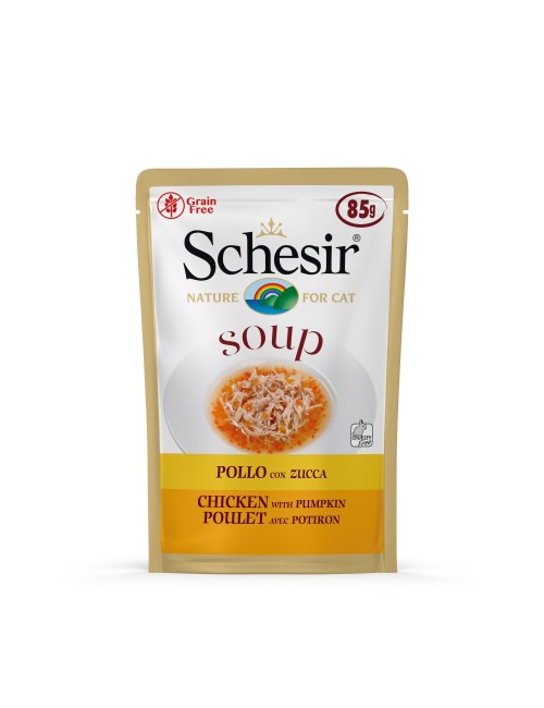 Soupe Schesir chats - Poulet avec potiron