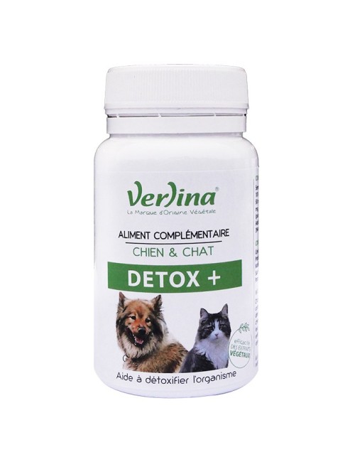 Détox + - Aliment complémentaire en comprimés pour chien et chat