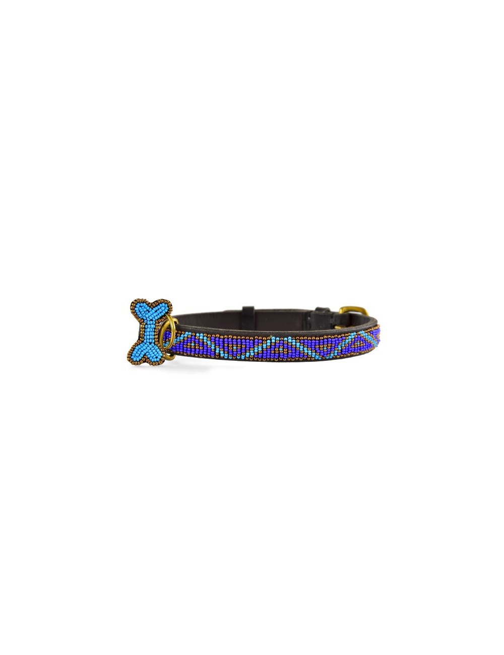 Collier petit chien Kabaka blue KAMPUNI