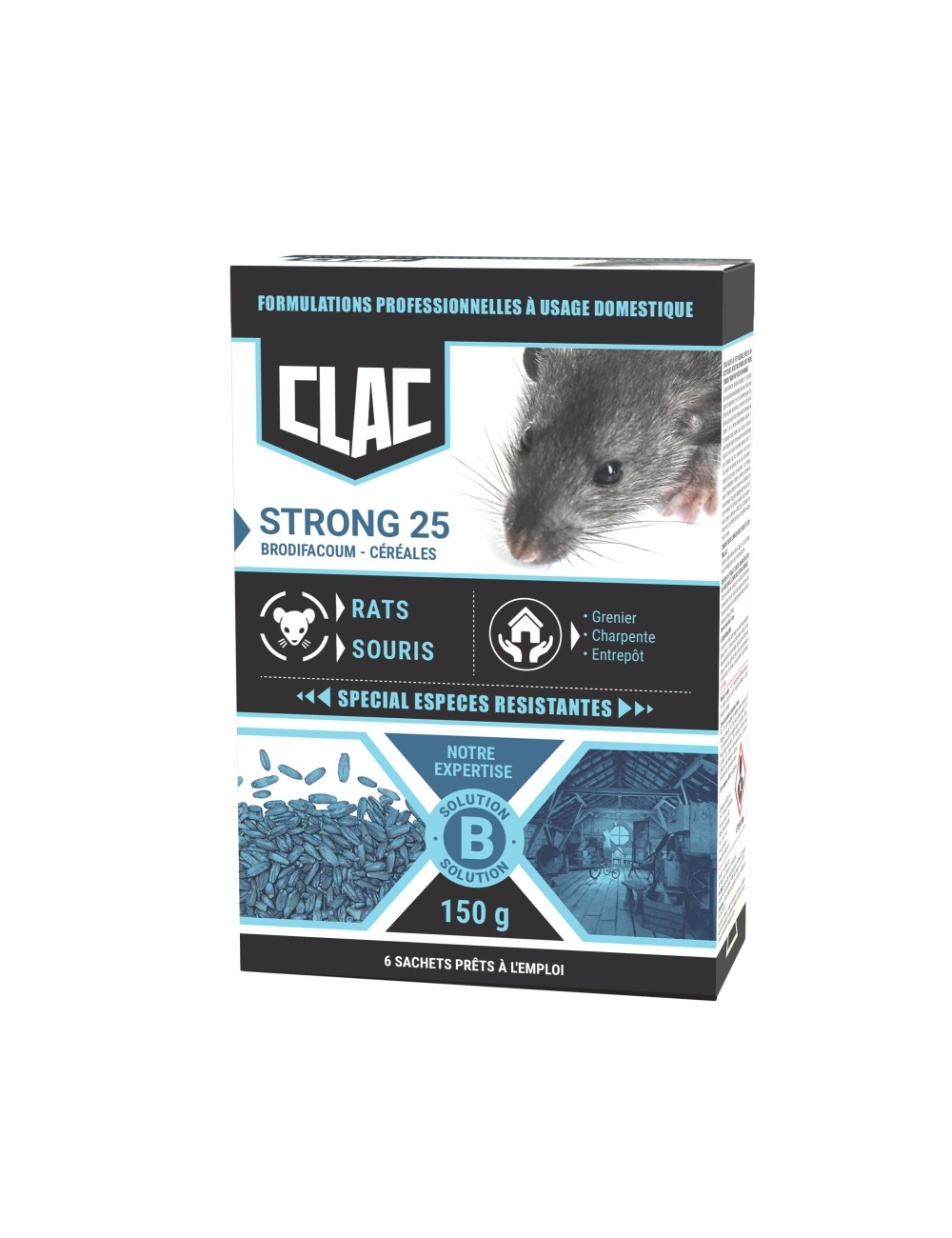 Rats – Souris Céréales effet choc Clac