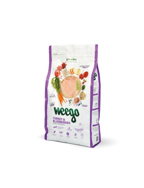 Weego - Croquettes pour chien sénior à la dinde avec myrtille