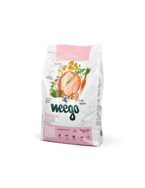 Weego - Croquettes sans céréales pour chaton au poulet frais et œufs
