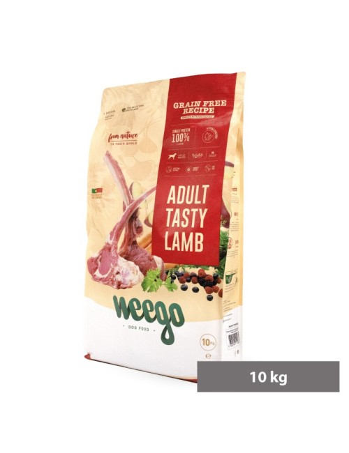 Weego - Croquettes sans céréales pour chien adulte à l'agneau