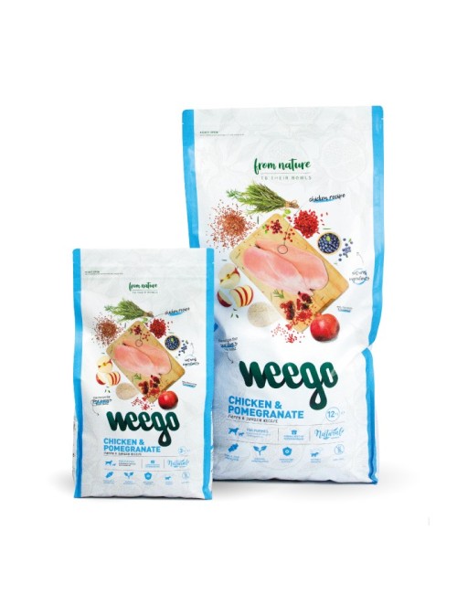 Weego - Croquettes pour chiot au poulet avec grenade