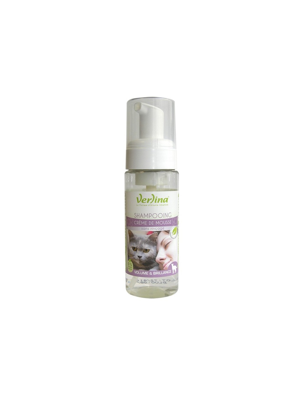 Shampoing Naturel Sec - Mousse - Volume Brillance