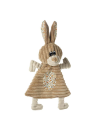 Jouet peluche huggly blanket lapin
