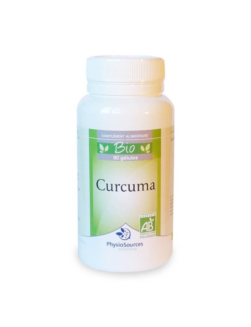 Curcuma Bio Complément alimentaire Physio Sources Verlina