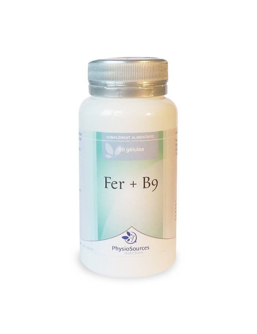 Fer + vitamine B9 Complément alimentaire Physio Sources Verlina
