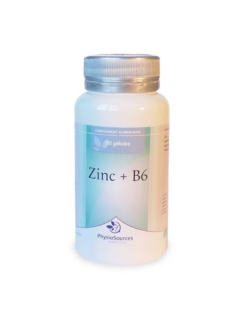 Zinc + B6 Complément alimentaire Physio Sources Verlina