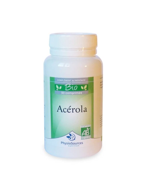 Acérola Bio Complément alimentaire Physio Sources Verlina