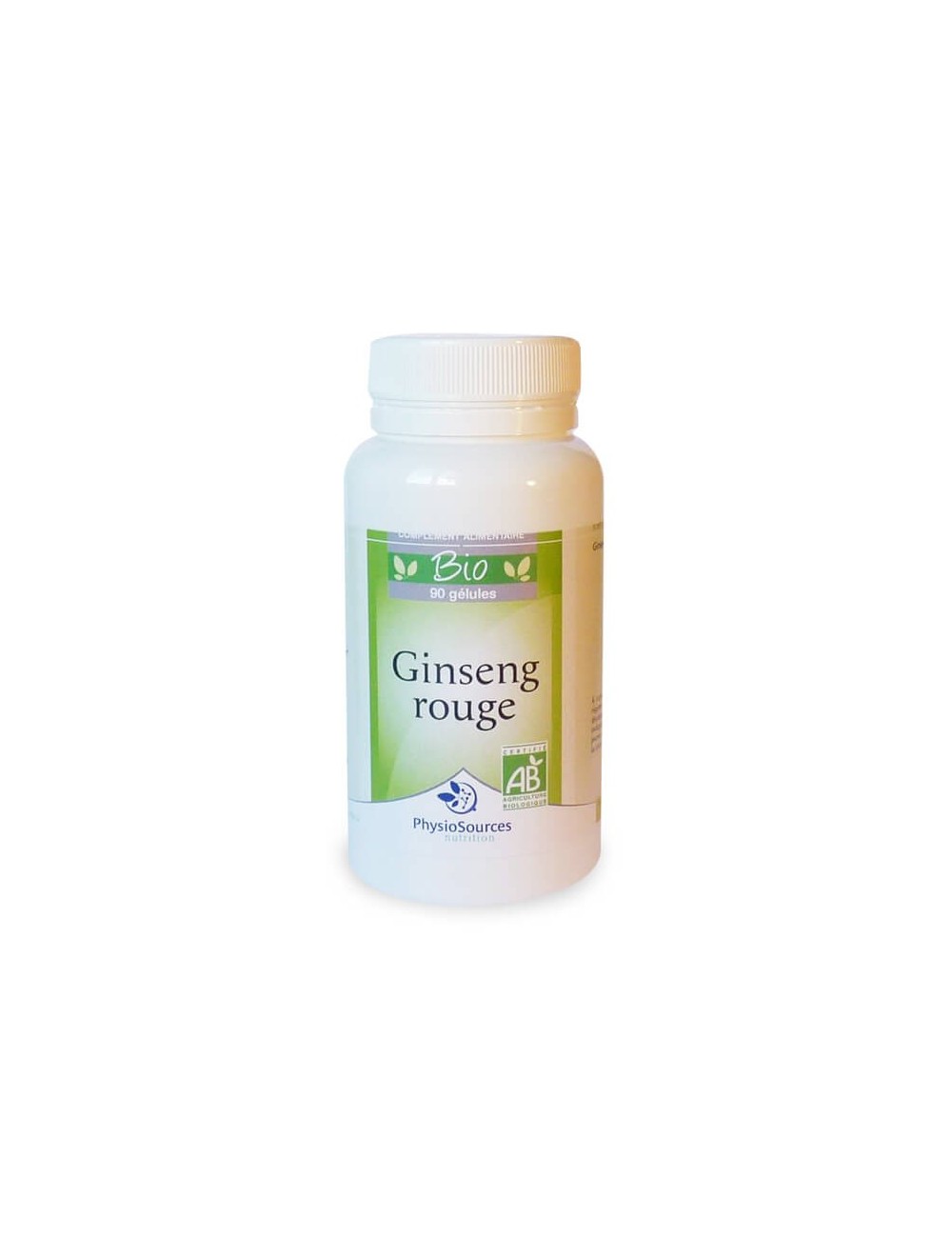 Ginseng Rouge Bio Complément alimentaire Physio Sources